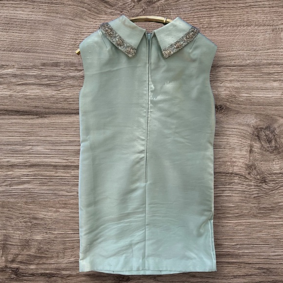 🌸 "Elegant Mint Ensemble" Vintage Dress and Jacket Set 🌸 - Picture 12 of 14